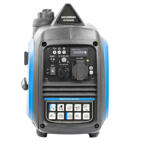 Hyundai 2.0kW / 2000W Inverter Generator, Recoil Start, Pure Sine Wave | HY2350Si
