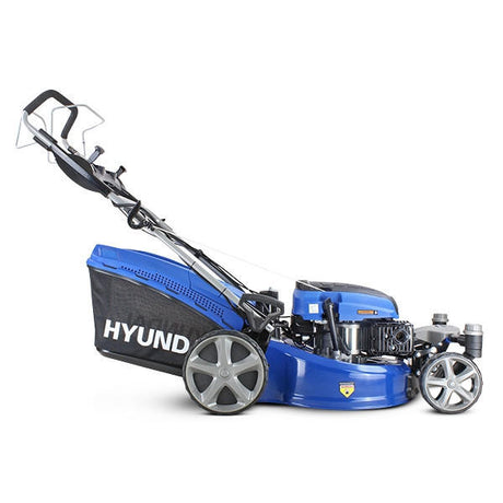 Side of the lawn mower