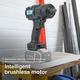 Intelligent Brushless Motor - more power, improve runtime and longer tool life compared to traditional  brushed models