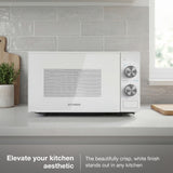 Hyundai HYMW80020MW kitchen microwave with durable stainless steel interior