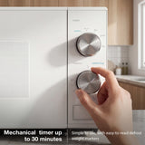 Affordable Hyundai microwave 800W with manual controls and 20L capacity