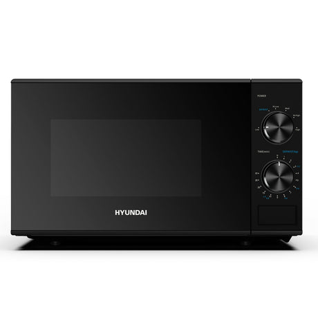 HYMW80020MB Hyundai microwave 20L capacity 800W solo microwave oven black