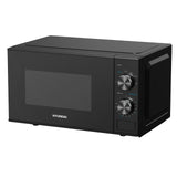 Affordable Hyundai microwave 800W with manual controls 20L capacity black