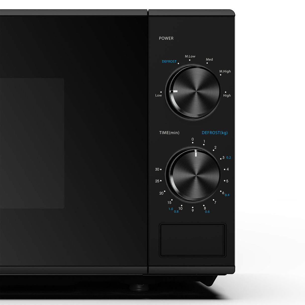 Hyundai solo microwave oven HYMW80020MB 800W with compact black design