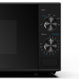Hyundai solo microwave oven HYMW80020MB 800W with compact black design