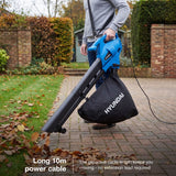 Hyundai 3000W Electric Leaf Blower & Vacuum, 3-in-1, 34L Collection Bag | HYBV3000E3