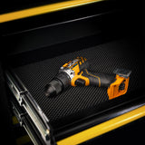 JCB Classic Design 42’’ Roller Tool Cabinet, 11 Drawers, Steel with Hardwood Worktop | JCBRCBB