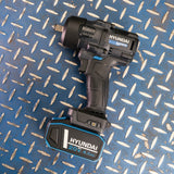 Hyundai 20V Cordless ½’’ Impact Wrench, 700Nm High-Torque with Friction Ring, 20V 4AH Battery & Charger | IW20X-700+BI20-4+C20-2
