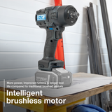 Hyundai 20V Cordless ½’’ Impact Wrench, 700Nm High-Torque with Friction Ring, 20V 4AH Battery & Charger | IW20X-700+BI20-4+C20-2