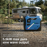 Hyundai 5.5kW / 5500W Inverter Generator, Electric Start, Pure Sine Wave | HY6250SEi