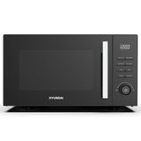 Hyundai 900W 23L Black Digital Microwave, Mirror-Effect Glass Door, Stainless Steel Interior | HYMW90023DB