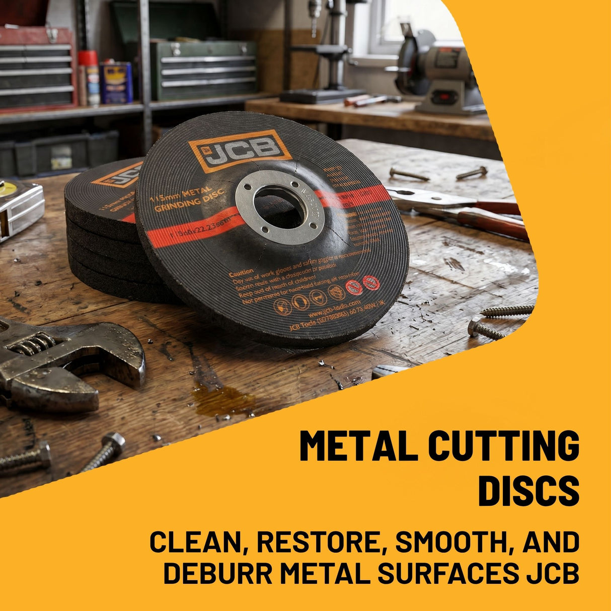JCB Metalworker Cutting & Grinding Disc Kit