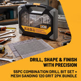JCB Joiner Drill Bit & Sanding Kit
