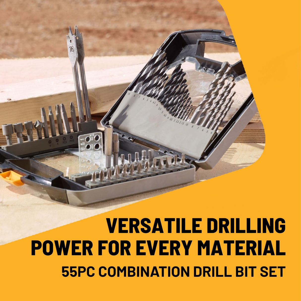 JCB Joiner Drill Bit & Sanding Kit