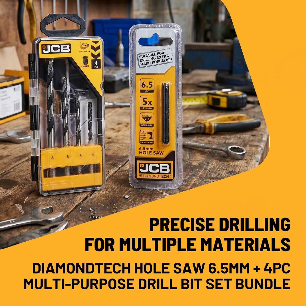 JCB Electrician Hole Saw & Bit Kit