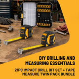 JCB DIY Impact Bit & Tape Measure Kit