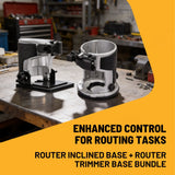 JCB Router Inclined & Trimmer Base Kit