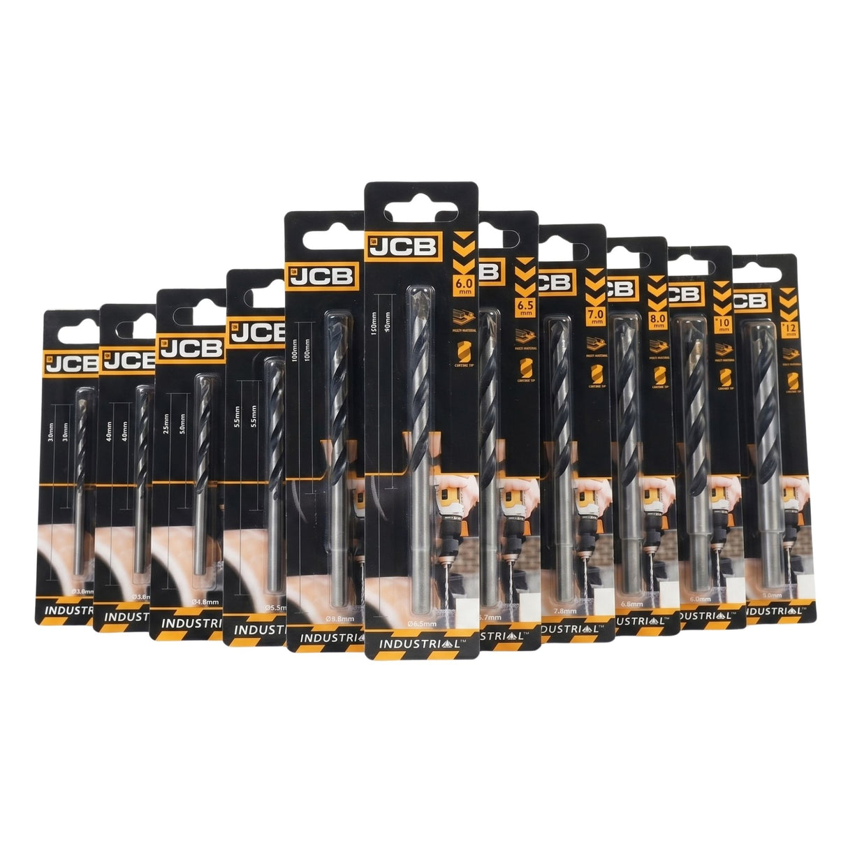 JCB Multi-Purpose Drill Bit Trade Pack