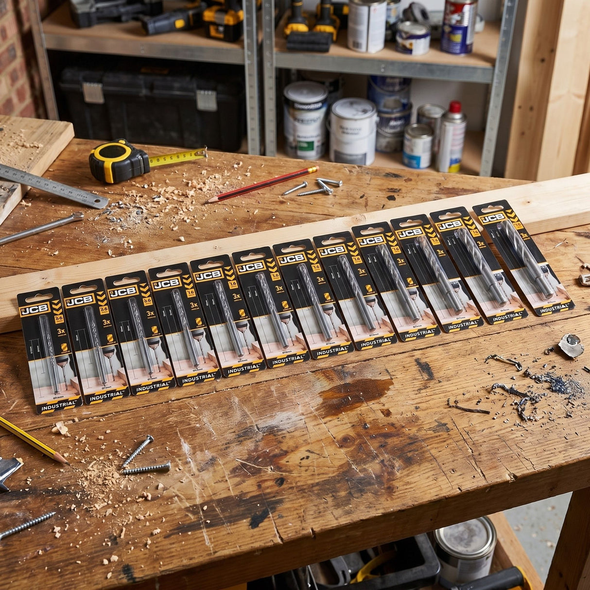 JCB Masonry Drill Bit Trade Pack