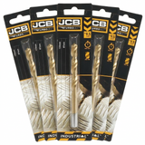 JCB 9.5 x 133mm 7 Point HSS Drill Bit TurboJet (5 Pack) | 5055803318819-X5