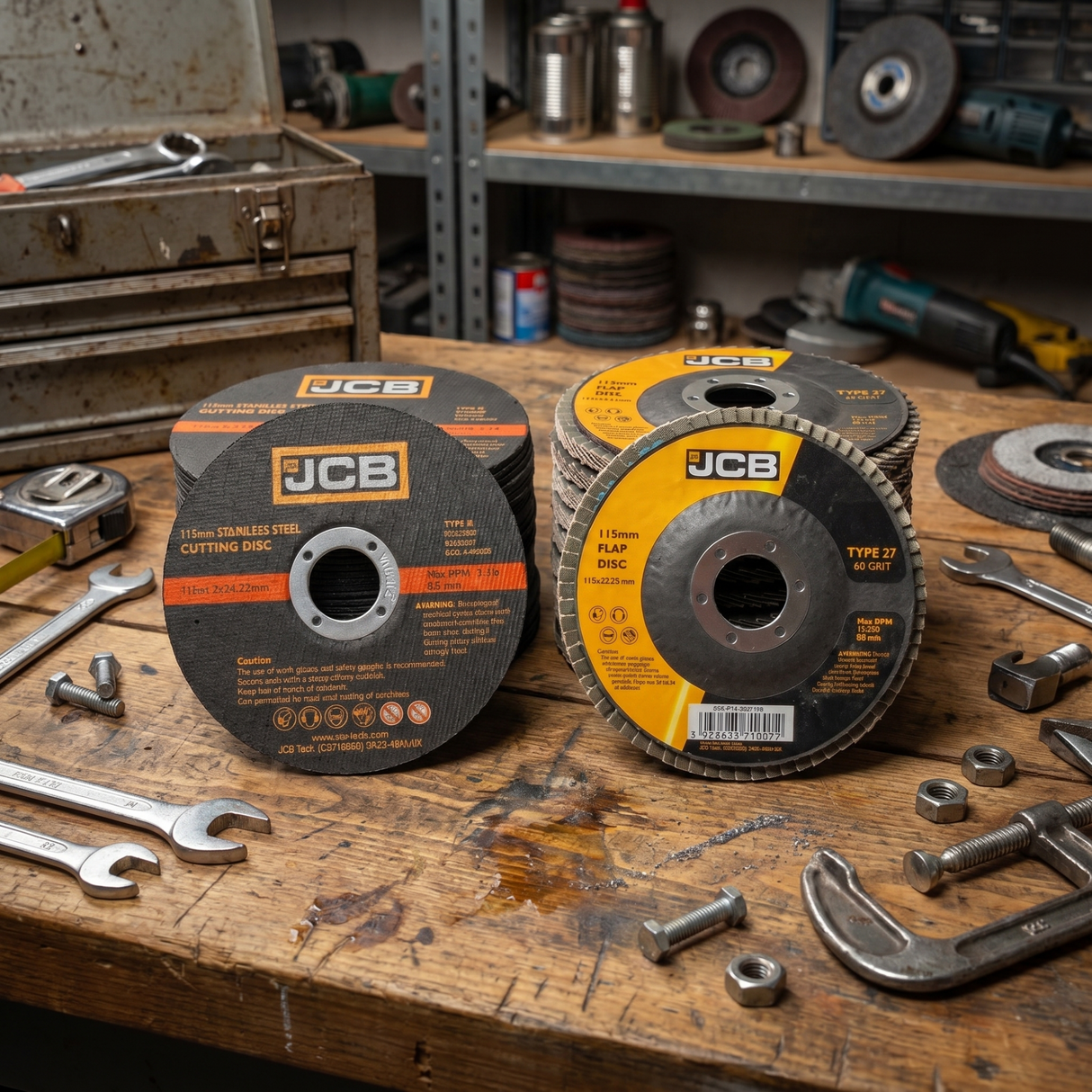 JCB Metalworker Cutting & Flap Disc Kit