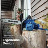 Hyundai 14" 35cm Electric Chainsaw 1600W 230V | HYC1600E