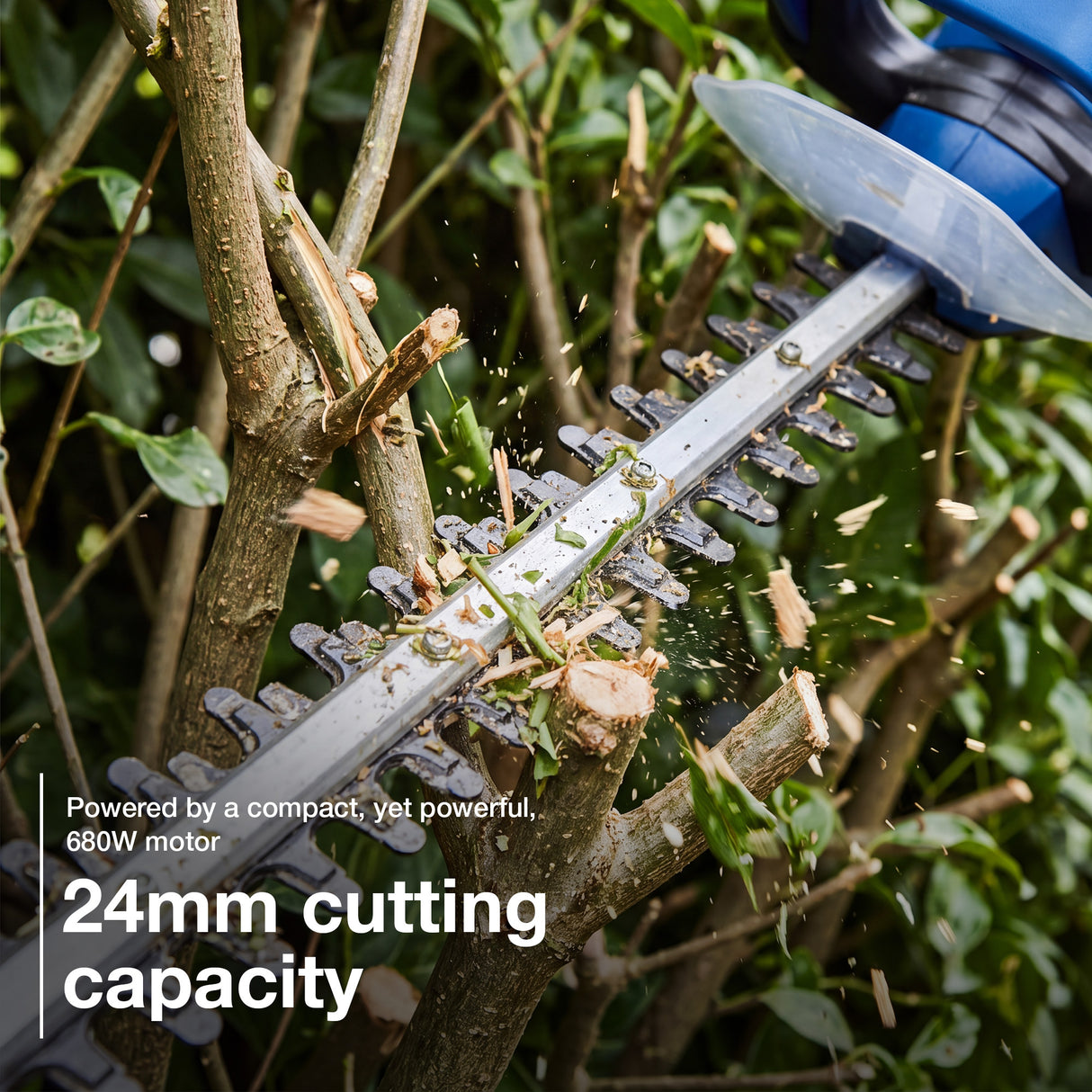 Hyundai 680W 610mm Electric Hedge Trimmer Pruner | HYHT680E