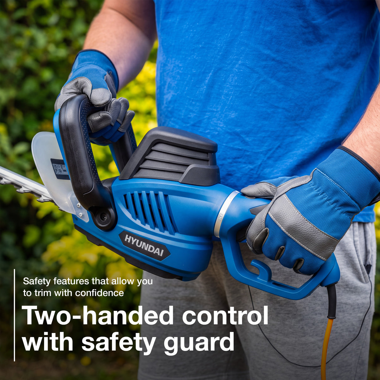 Hyundai 680W 610mm Electric Hedge Trimmer Pruner | HYHT680E