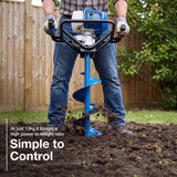 Hyundai 52cc Petrol Earth Auger, Post Hole Borer and Ground Drill - 100, 150 & 200mm| HYEA5200X