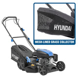 Hyundai 17" / 43cm Self-Propelled Petrol Lawnmower, 139cc, Mulching | HYM17150SPX