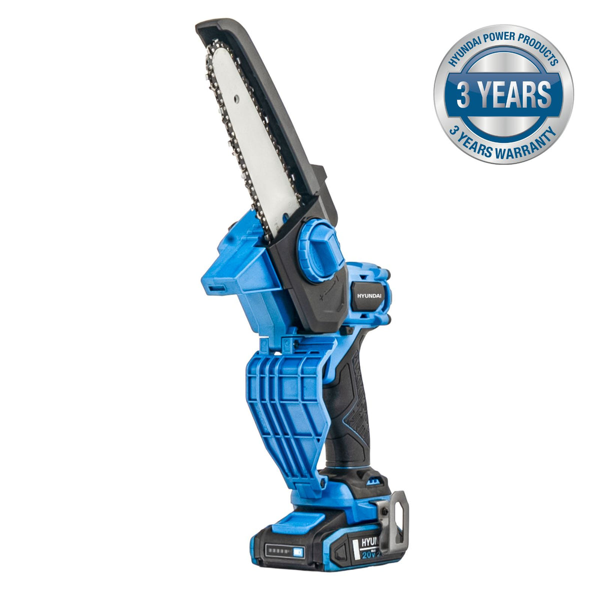 Hyundai 6" 20V Mini Chainsaw, Includes Chain, 2Ah Battery & Charger | HY20CCS150