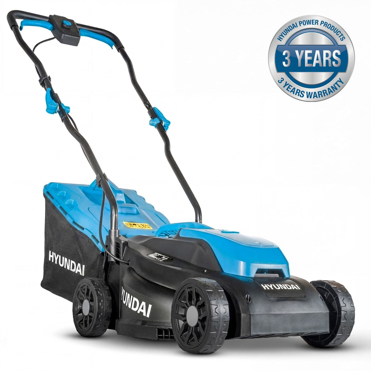 Hyundai 33cm / 13" 20V Brushless Cordless Lawnmower, 32L Collection Bag | HY20CLM33