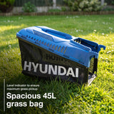 Hyundai 17"/42cm 139cc Electric-Start Self-Propelled Petrol Lawnmower | HYM430SPE