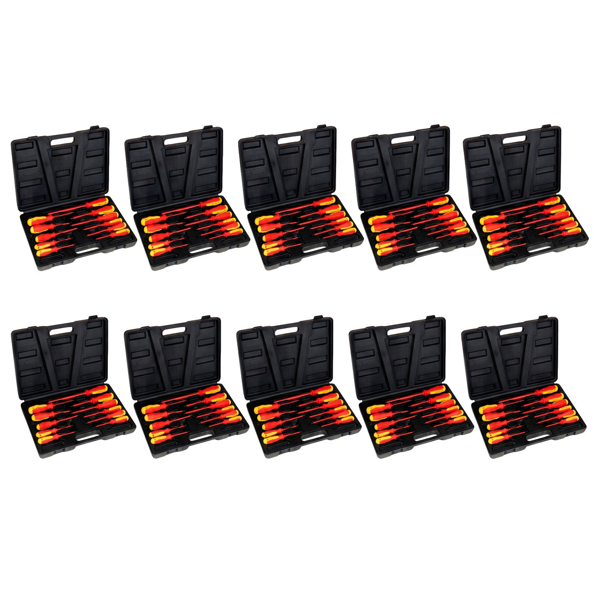 TTM13 - 11-Piece Insulated Screwdriver Sets – Pack of 10