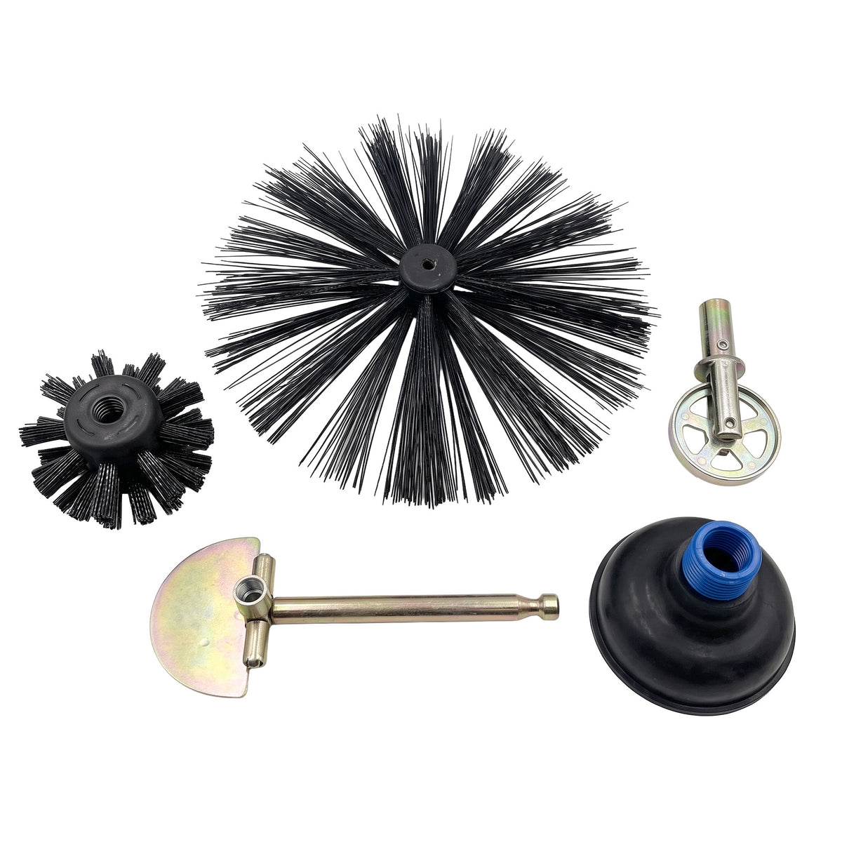 TTB03 - Drain and Chimney Cleaning Attachment Set with Plunger