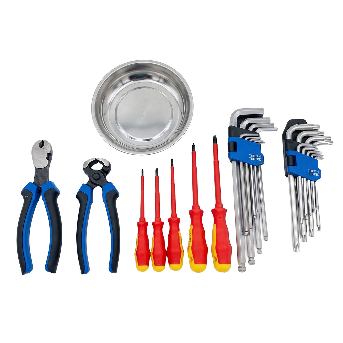 TTB10 - Pliers and Screwdriver Kit with Hex Keys and Magnetic Parts Tray