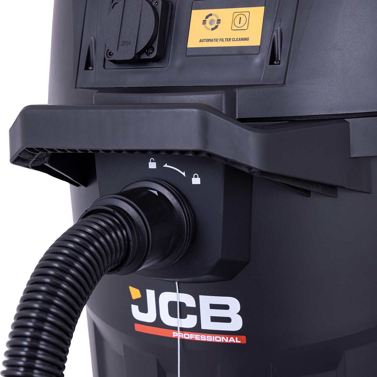 JCB Professional, 45L M-Class Wet & Dry Vacuum Cleaner, Power Take-Off | JCB-PVACP-45M
