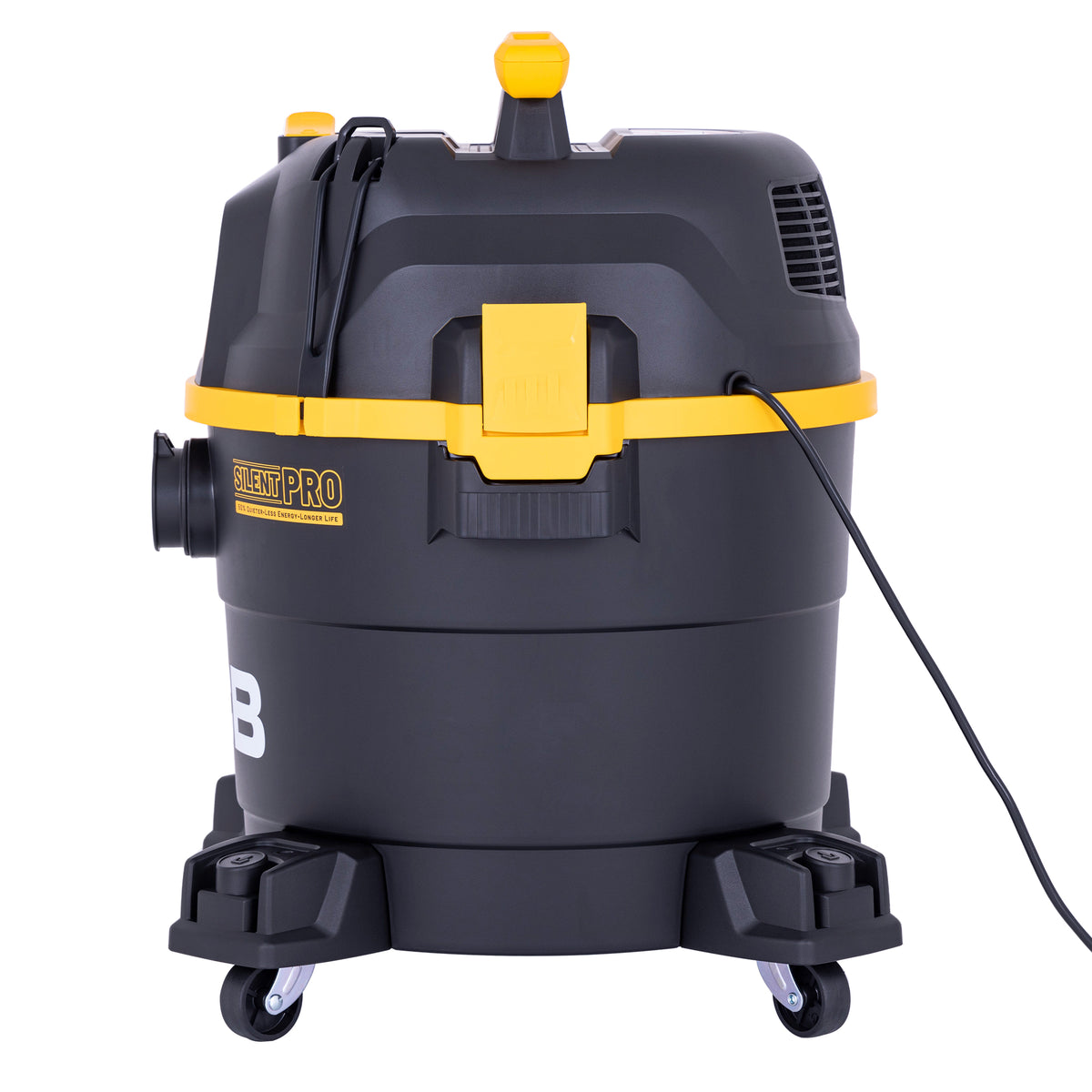 JCB, Silent Pro 34L L-Class Wet & Dry Vacuum Cleaner, 65dB(A) & 45L/s Airflow | JCB-SVACP-34L