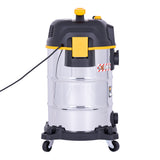 JCB, Silent Pro 30L L-Class Stainless Steel Wet & Dry Vacuum Cleaner, 65dB(A) | JCB-SVACS-30L