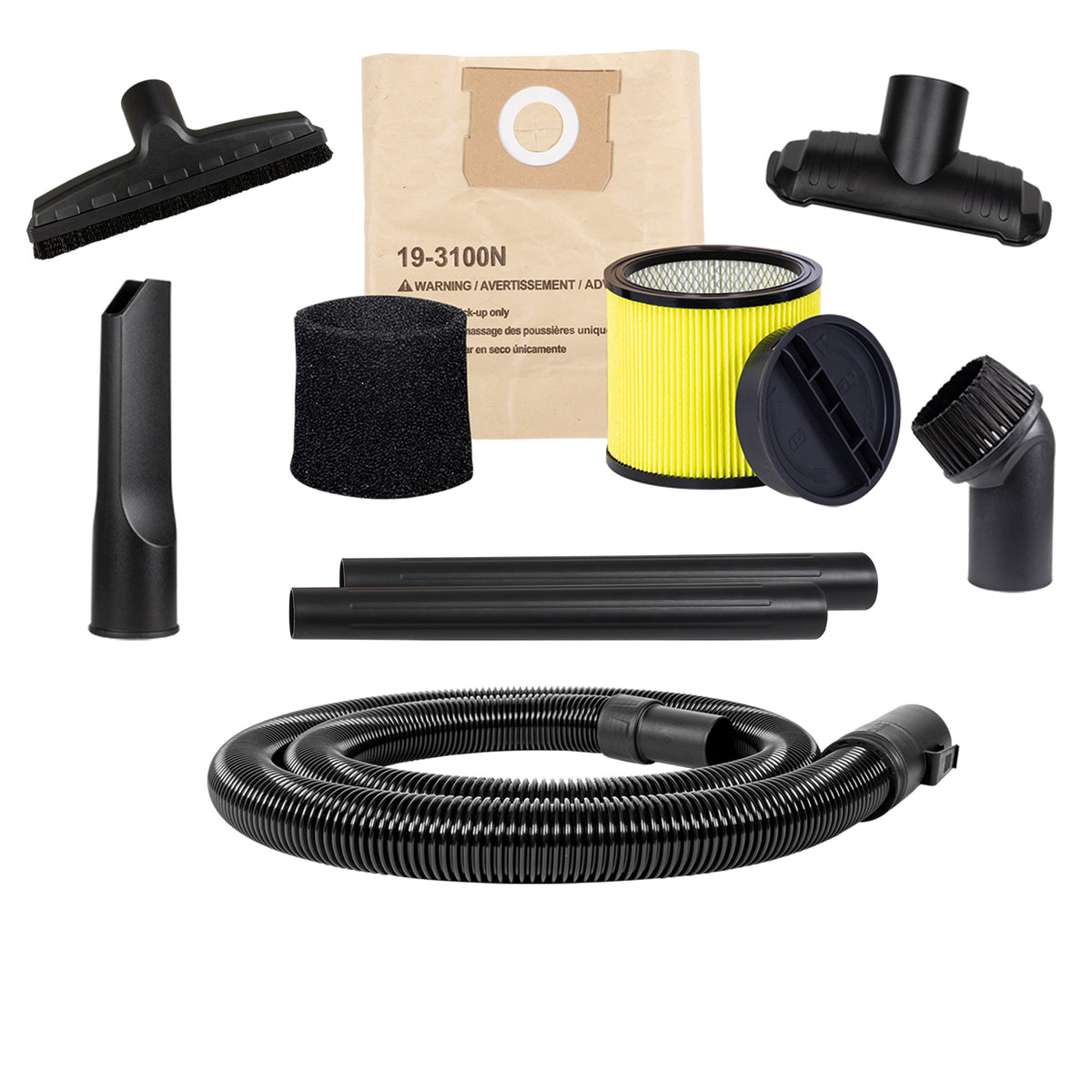 JCB, Silent Pro 30L L-Class Stainless Steel Wet & Dry Vacuum Cleaner, 65dB(A) | JCB-SVACS-30L