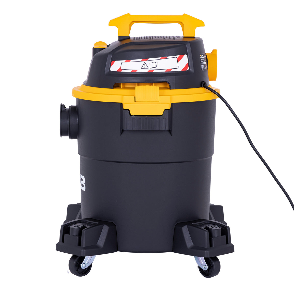 JCB, 23L HEPA Wet & Dry Vacuum Cleaner, 24L/s Airflow & 16kPa Suction | JCB-VACP-23H