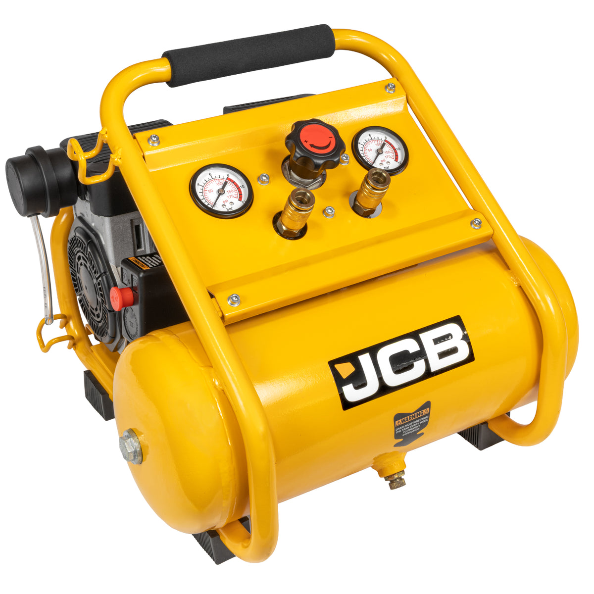 JCB Silent Pro 8L Oil-Free Air Compressor, 8 Bar & 131L/min Displacement | JCB-OFAC-8H