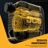 JCB Silent Pro 24L Oil-Free Air Compressor, 8 Bar & 131L/min Displacement | JCB-OFAC-24H