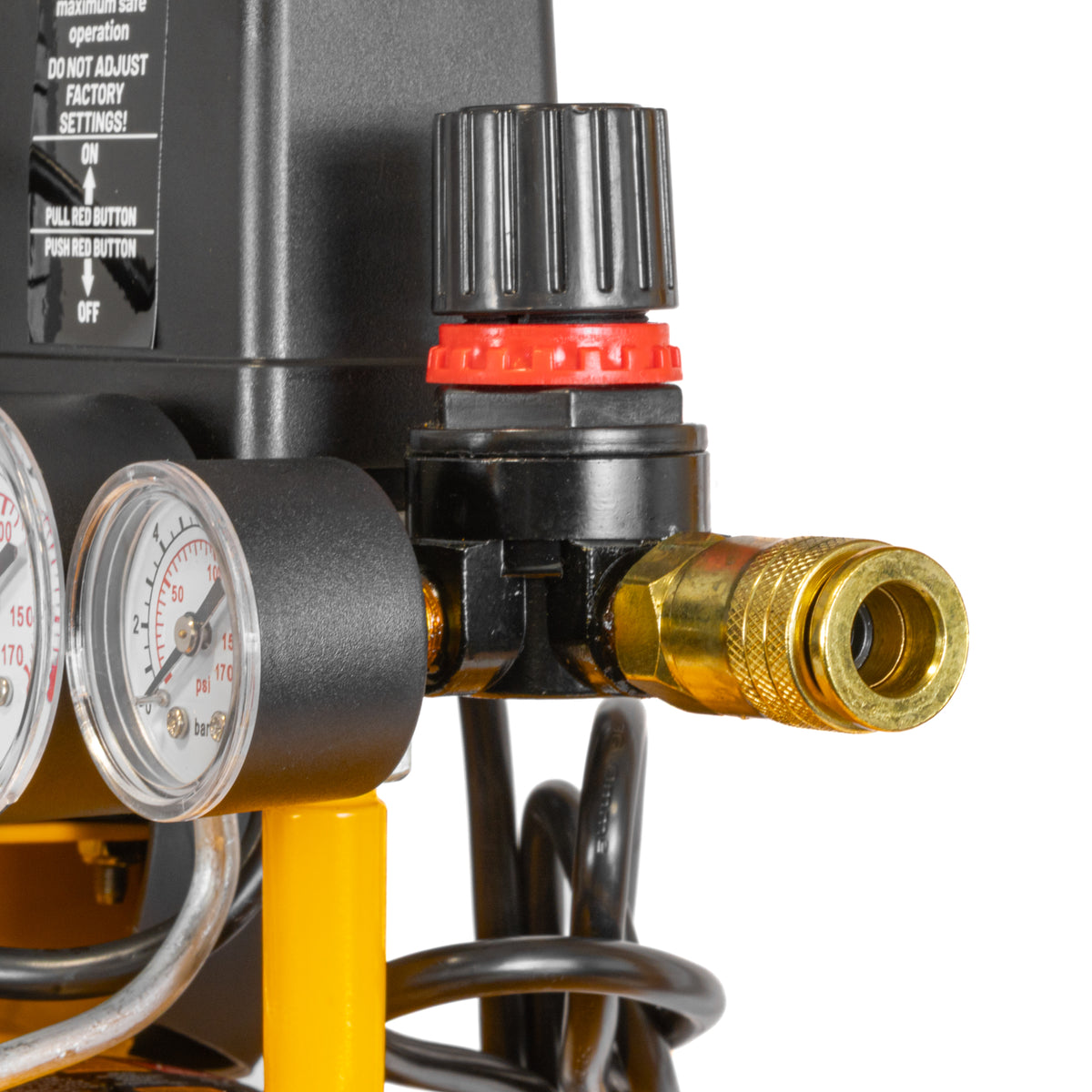 JCB Silent Pro 24L Oil-Free Air Compressor, 8 Bar & 131L/min Displacement | JCB-OFAC-24H