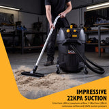 JCB Professional, 45L M-Class Wet & Dry Vacuum Cleaner, Power Take-Off | JCB-PVACP-45M