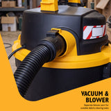 JCB, 23L HEPA Wet & Dry Vacuum Cleaner, 24L/s Airflow & 16kPa Suction | JCB-VACP-23H