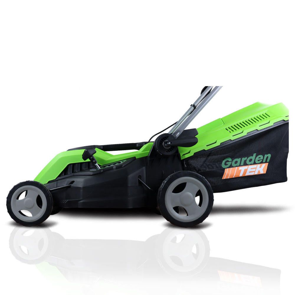 GardenTek 38cm Corded Electric Lawn Mower with Rear Roller 1600w/230v | GT38E