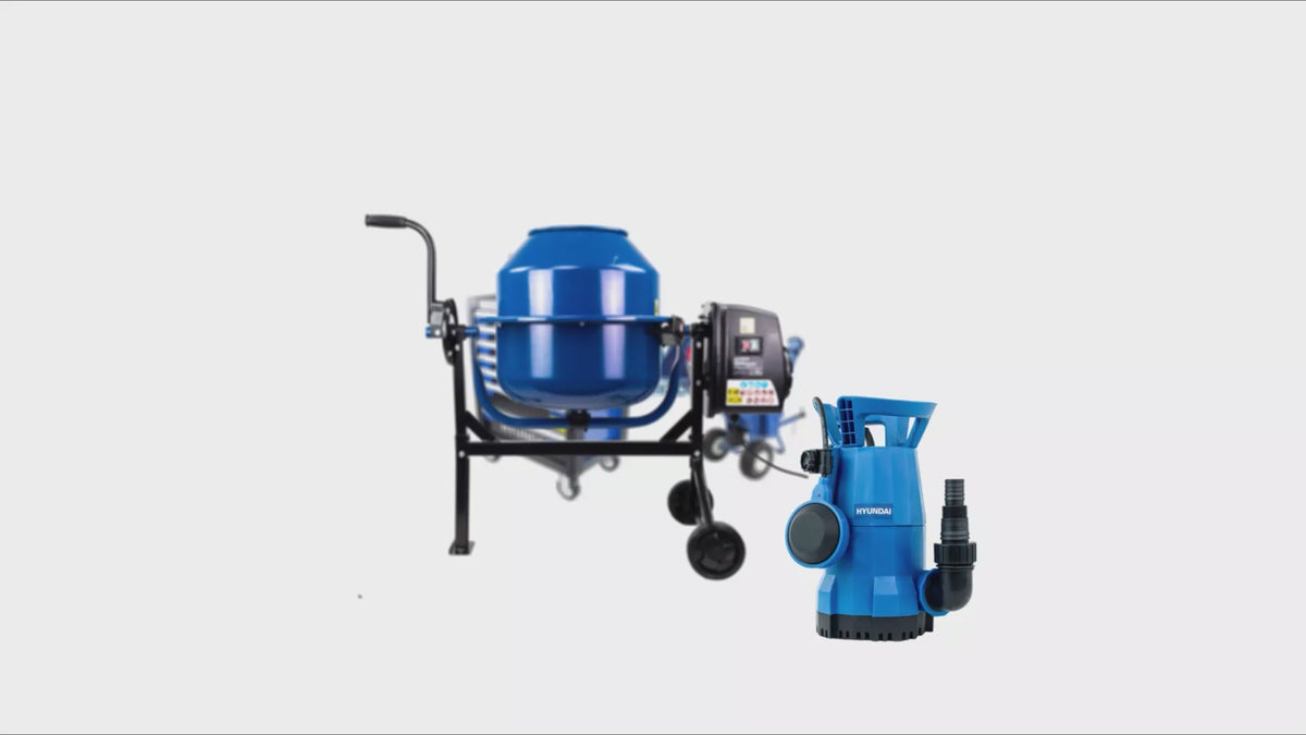Hyundai 7 Tonne Horizontal Electric Log Splitter with Hydraulic Ram, Steel Protection Cage 520mm Length |  HYLS7000HE