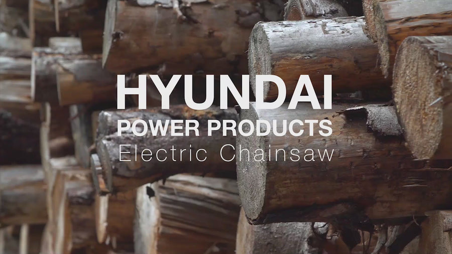 Hyundai 14" 35cm Electric Chainsaw 1600W 230V | HYC1600E — video