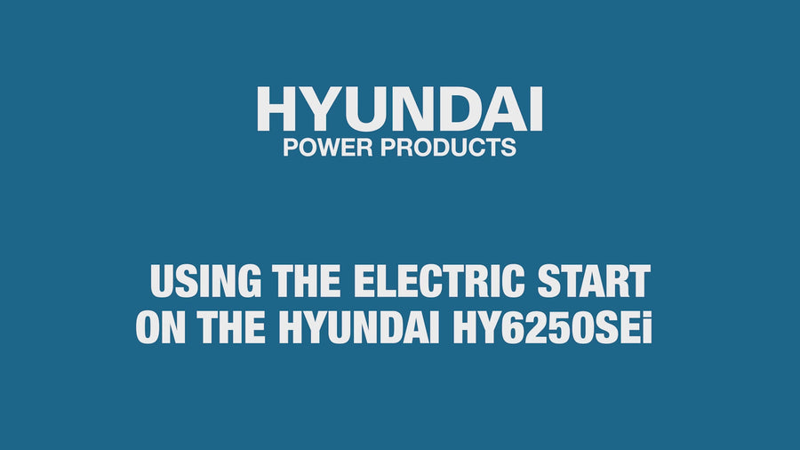 Hyundai 5.5kW / 5500W Inverter Generator, Electric Start, Pure Sine Wave | HY6250SEi — video